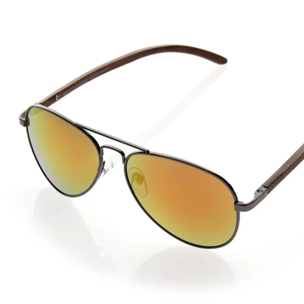 Yellow And Orange Frame Sunglasses